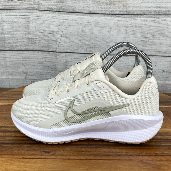 Nike Shoes - Nike Downshifter 13 Light Bone Neutral Olive Running Shoe FD6476-010 Womens Sz 5